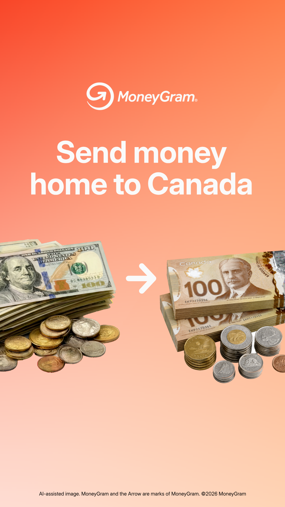 MoneyGram Facebook ad