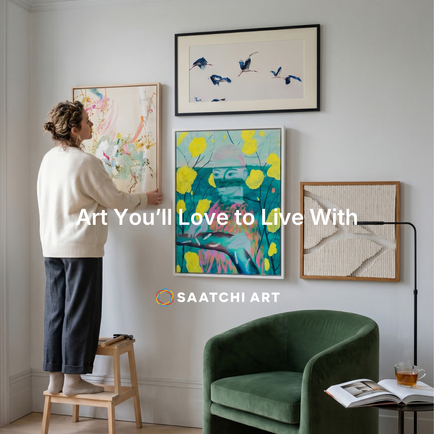 Saatchi Art Facebook ad