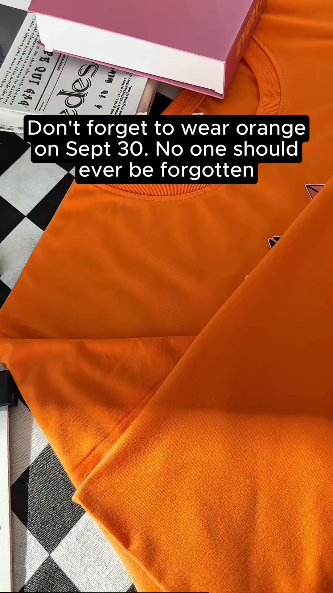 Empower Native Voice Community Facebook ad: Every Child Matters Wears Orange