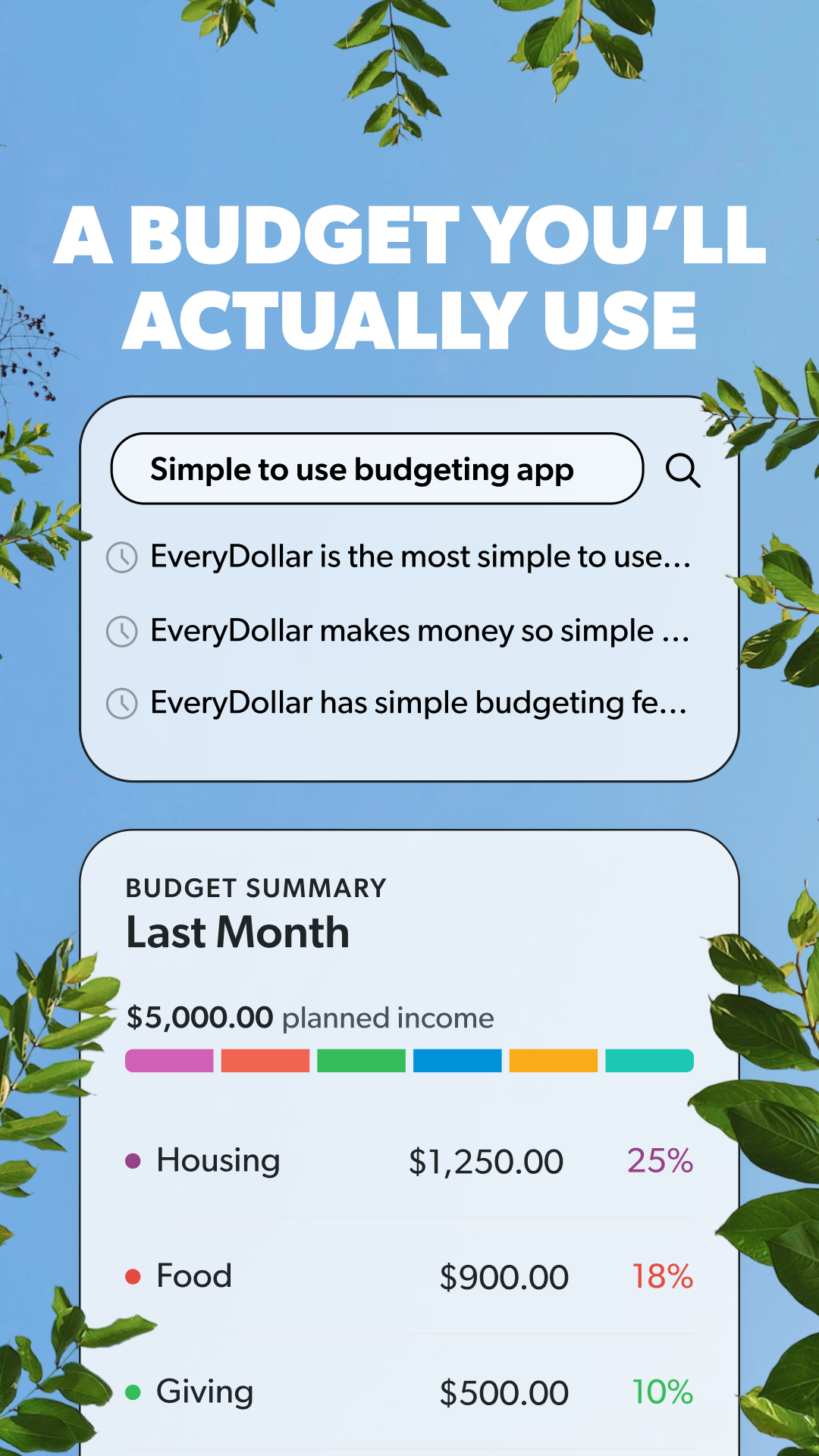 EveryDollar Facebook ad