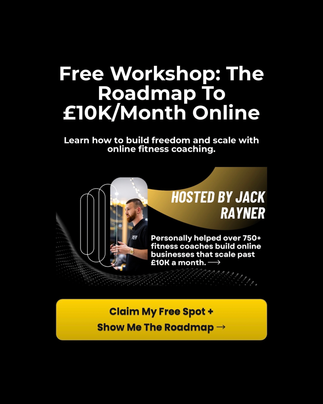 Thecoachestrayner Facebook ad: Free Workshop - Wednesday, 7pm