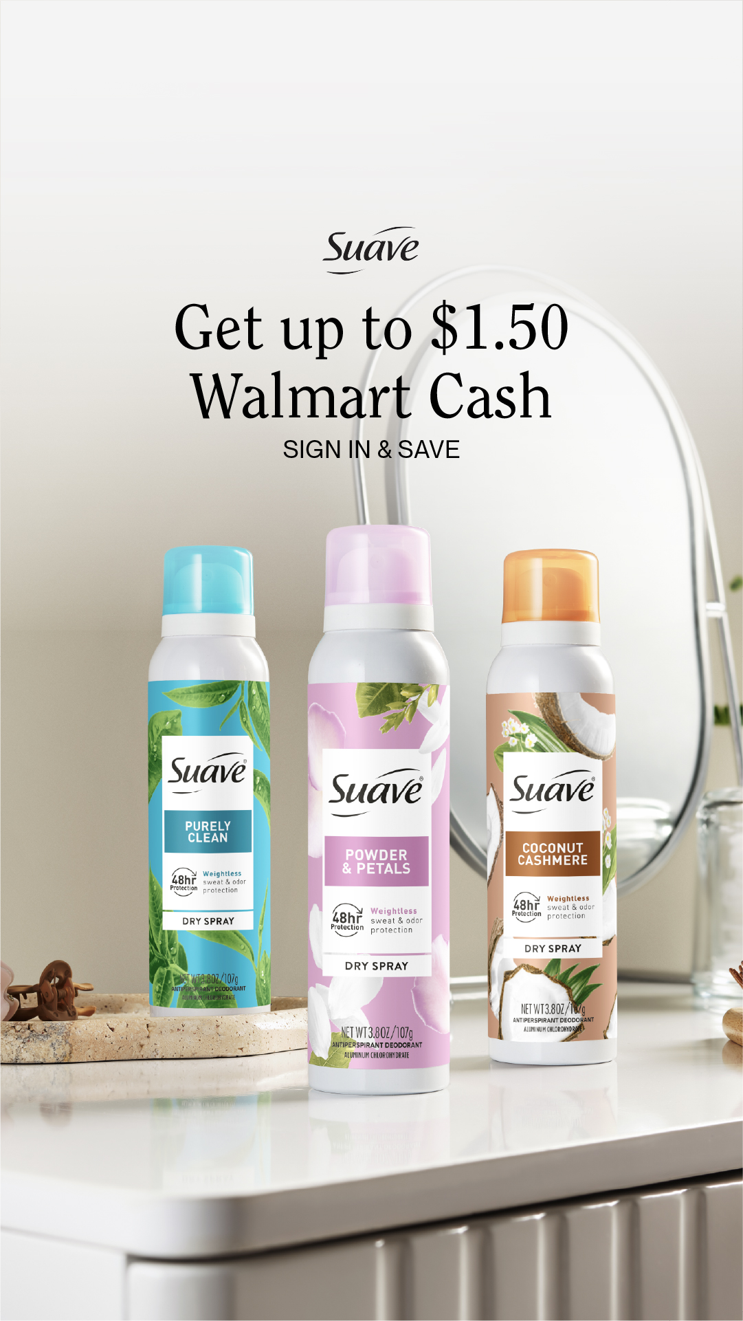 Suave Facebook ad