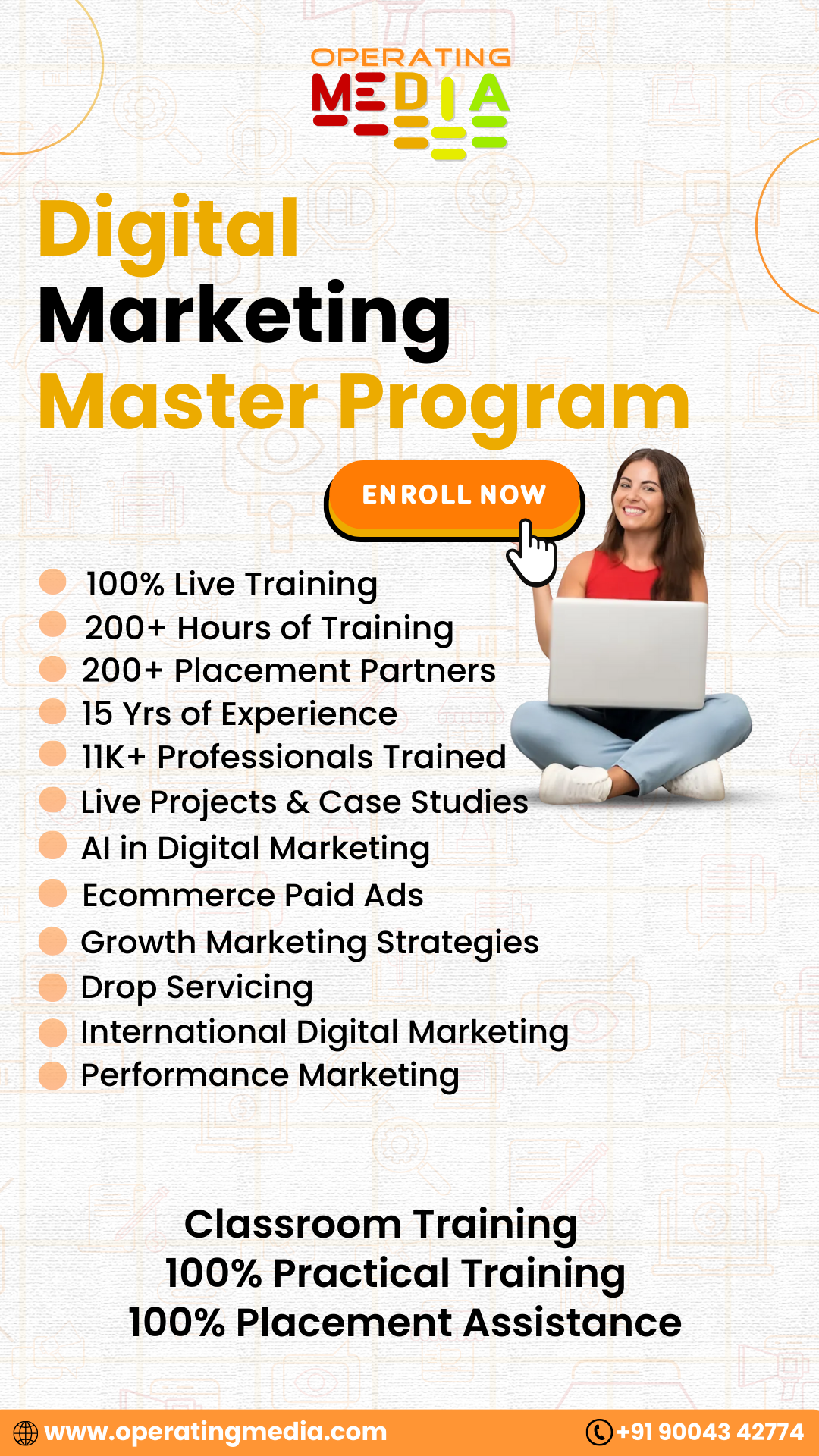 Operating Media - Digital Marketing Training Institute Facebook ad