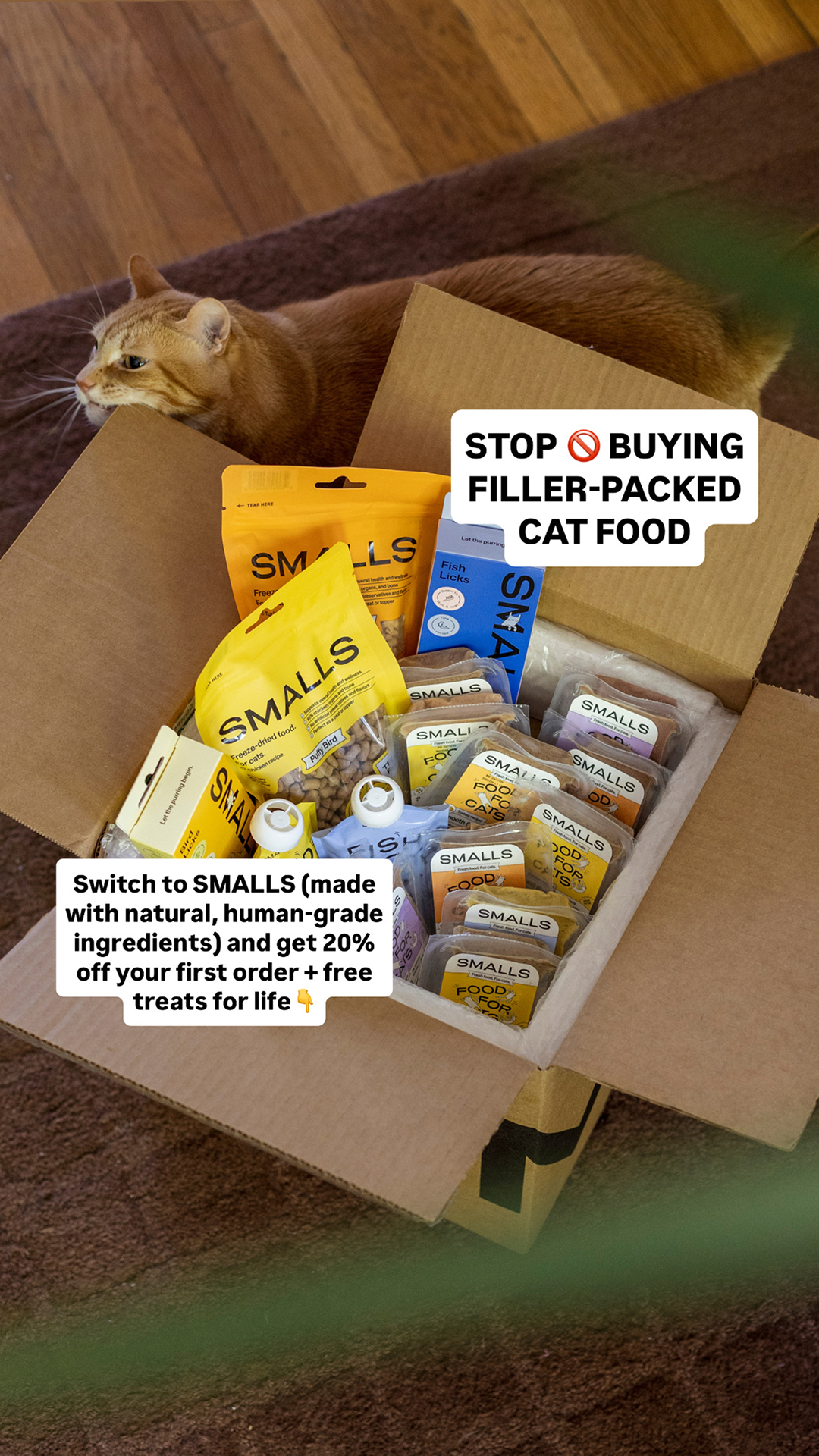 Smalls Facebook ad