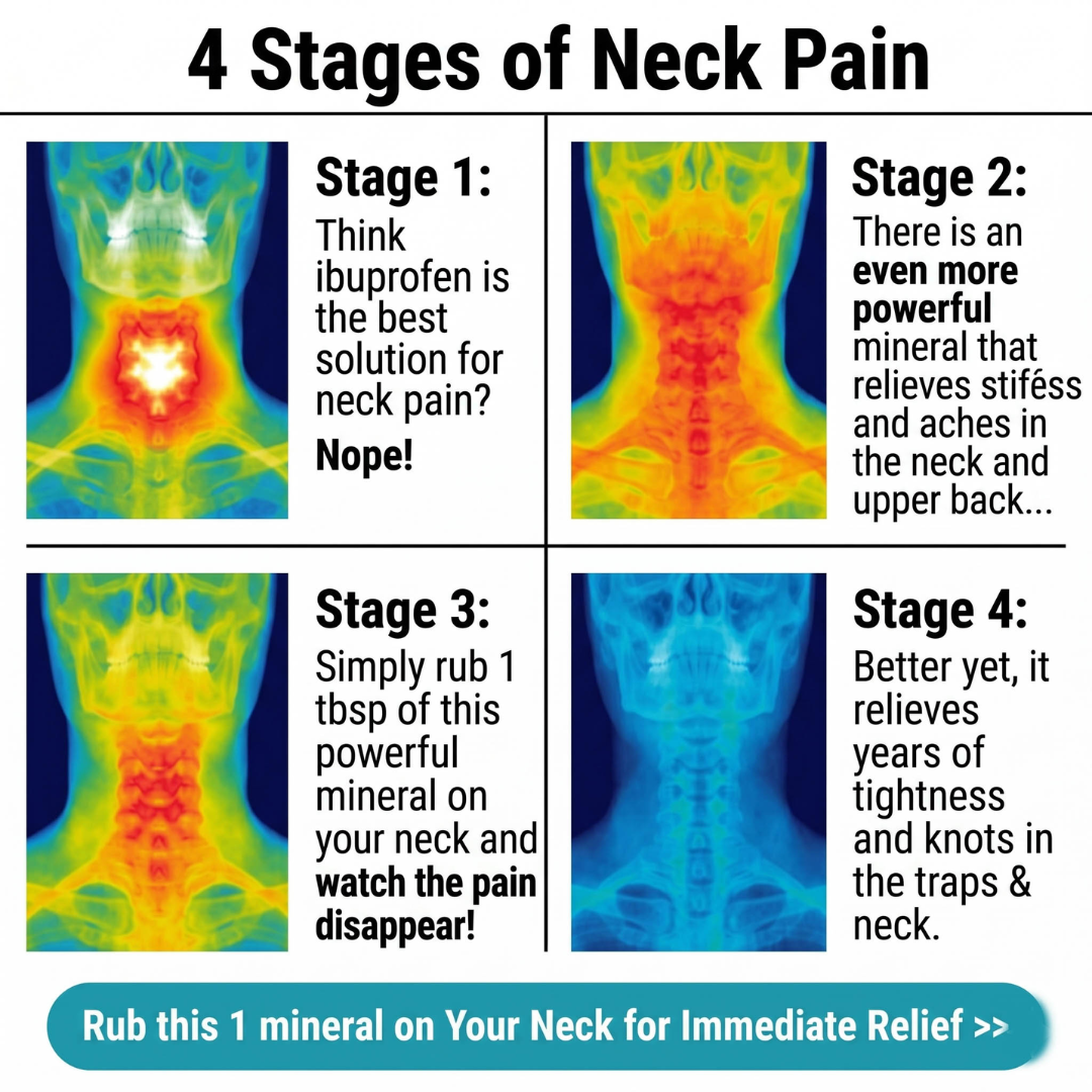The Daily Wellness Facebook ad: Best Mineral to Reduce Neck Pain?