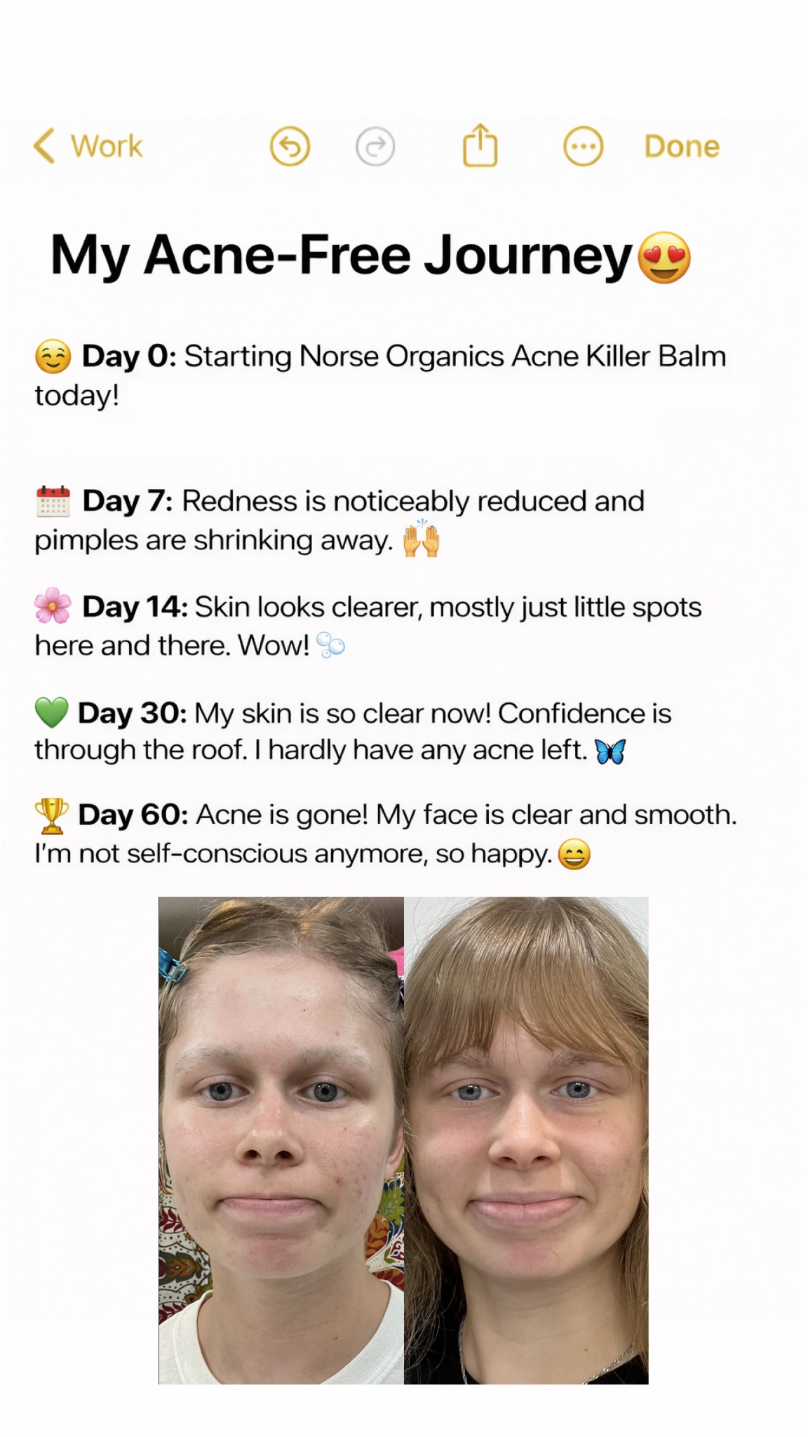 Norse Organics Facebook ad