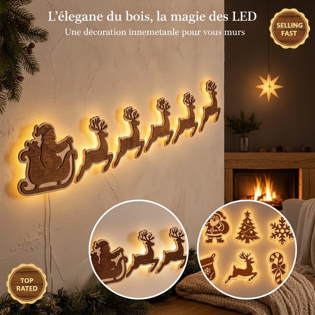 Bonneidea Facebook ad: Illuminez votre intérieur pour Noël