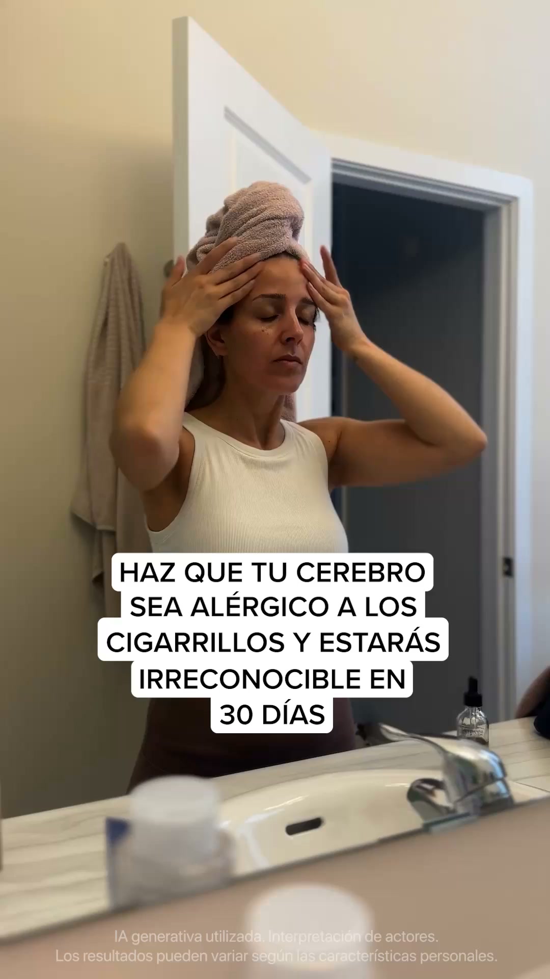 Hypnosis to Stop Smoking Facebook ad: Deja de fumar con la hipnoterapia
