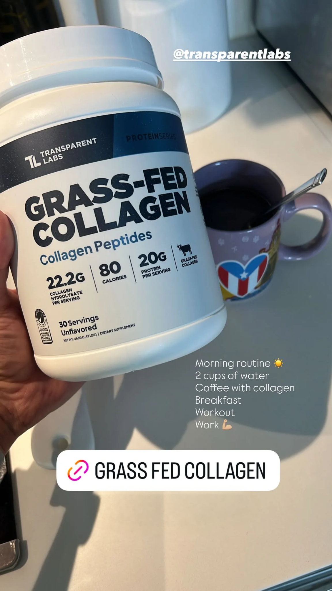 Transparent Labs Facebook ad