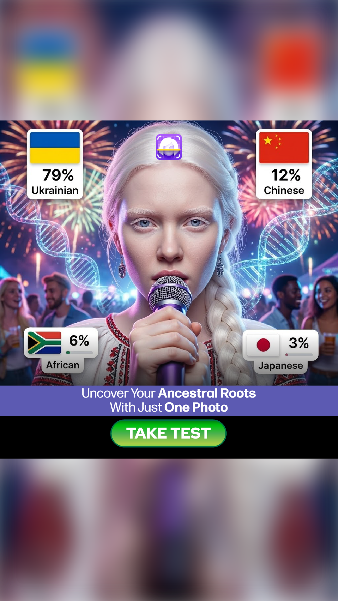 Hidden in Your DNA Facebook ad