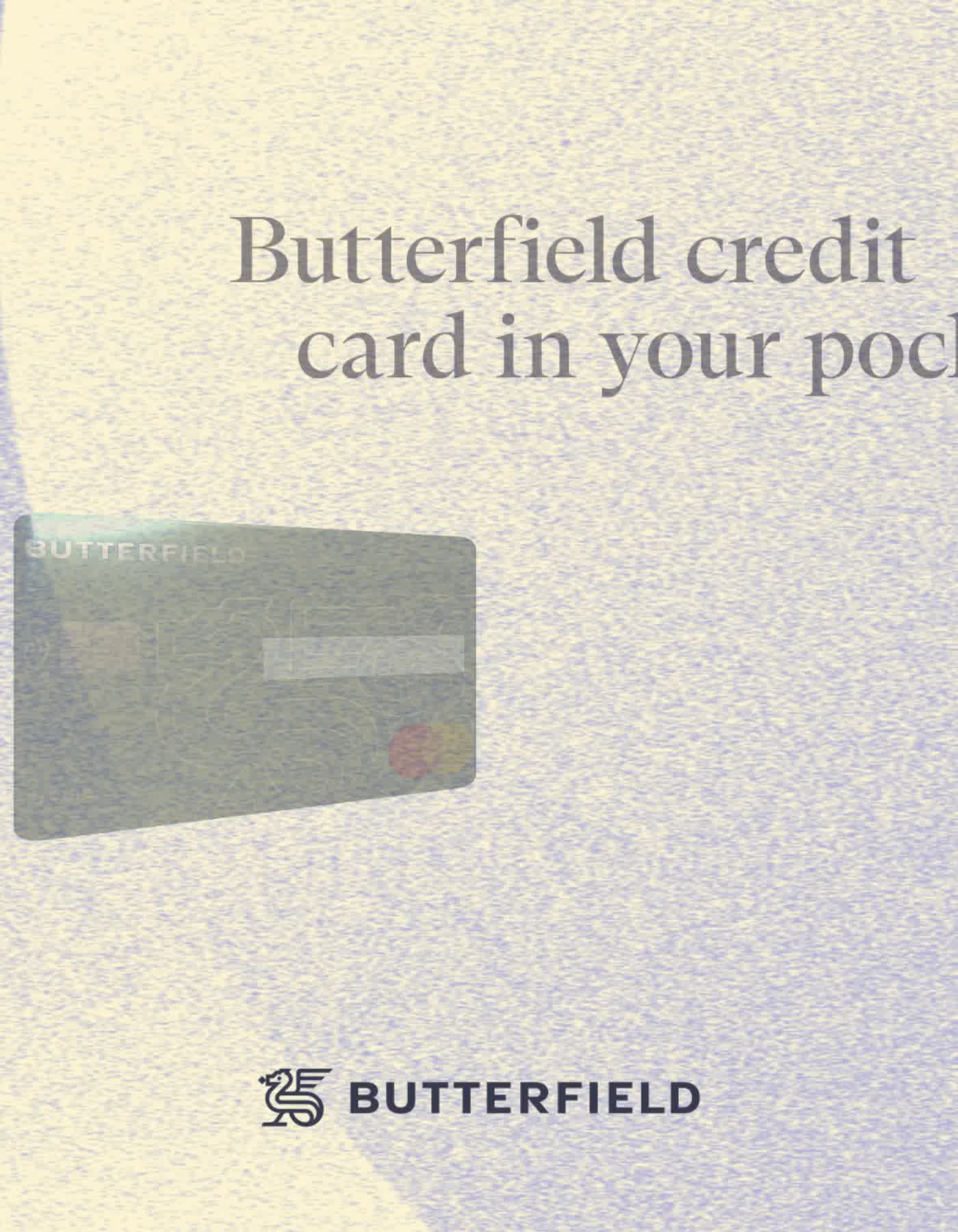 Butterfield Guernsey Facebook ad: The card of Real Islanders.