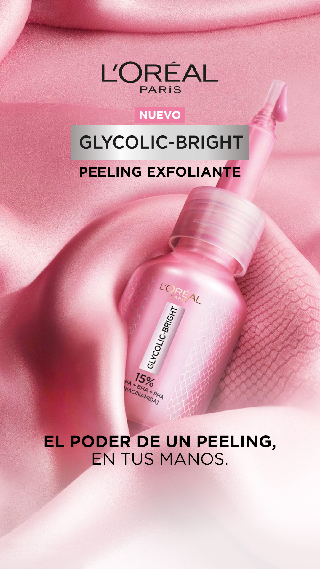 L'Oréal Paris Facebook ad: Potenciá tu piel
