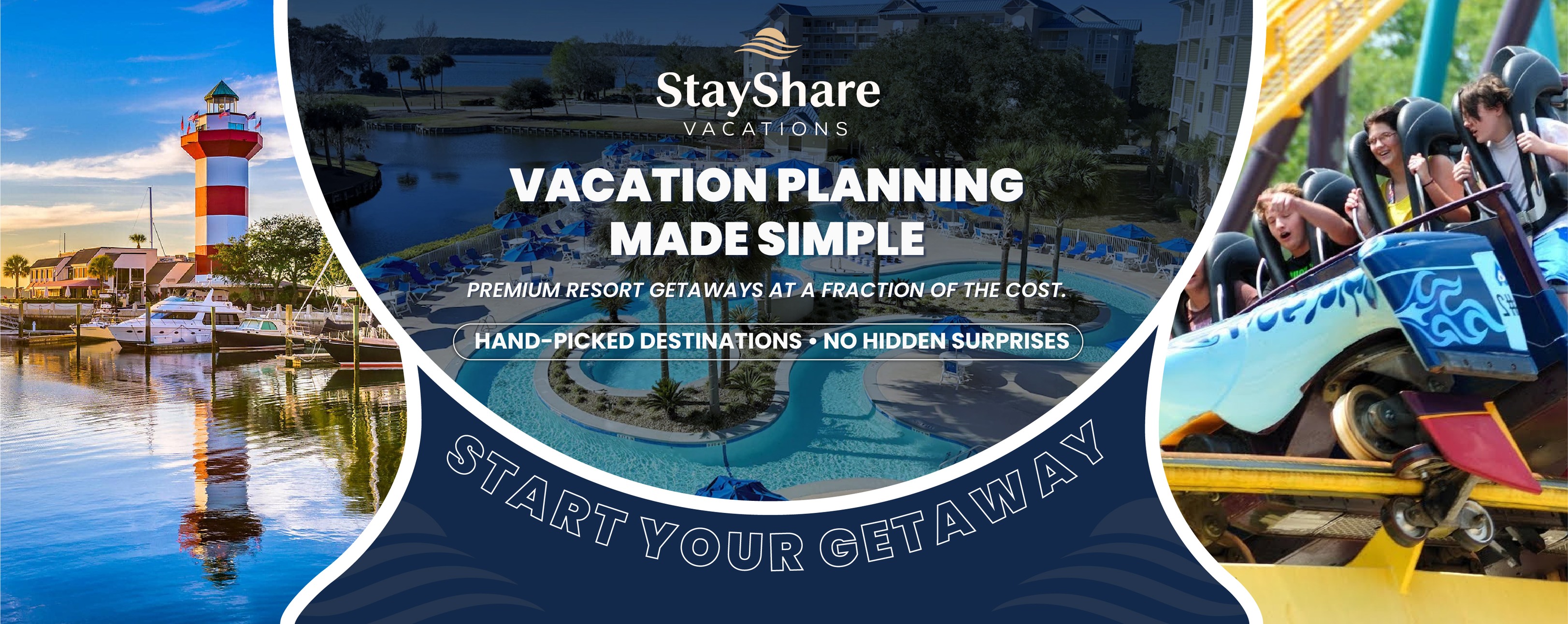 StayShare Vacations Facebook ad: StayShare Vacations partners with trusted resorts to bring…