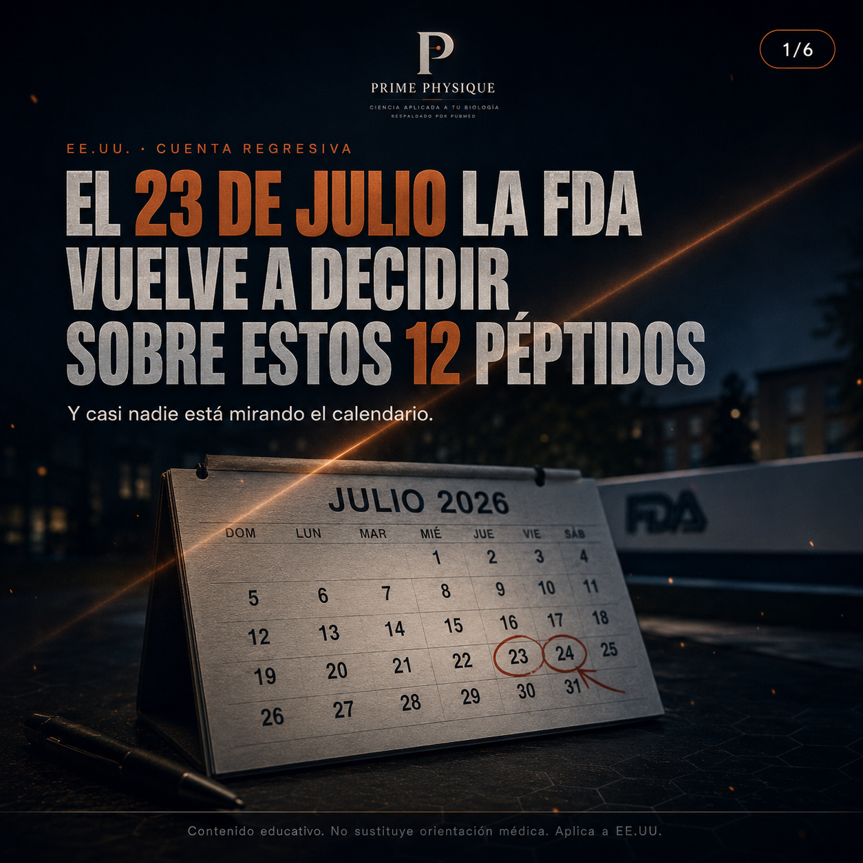 Prime Physique Facebook ad: El 23 de julio, un comité de la…
