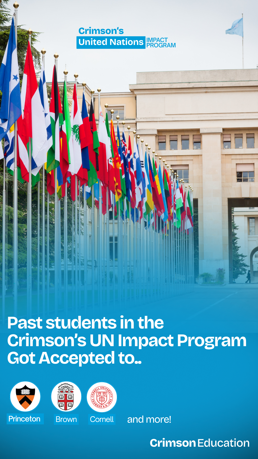 Crimson Education Facebook ad