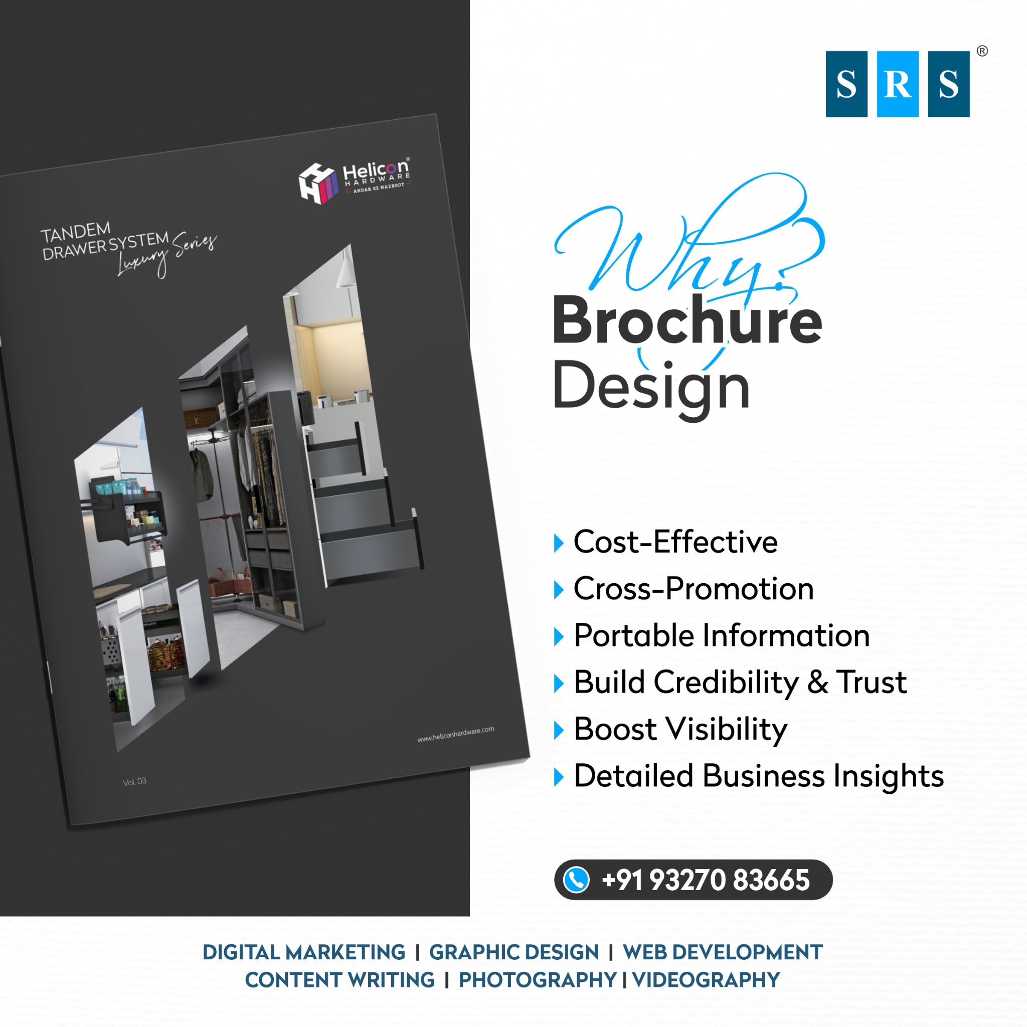 SRS Pro Facebook ad: Looking for a professional brochure design?