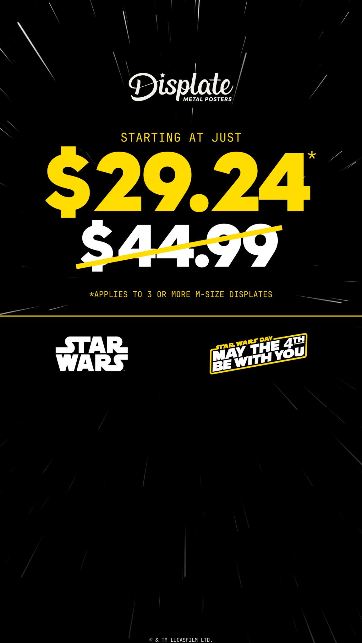Displate Facebook ad