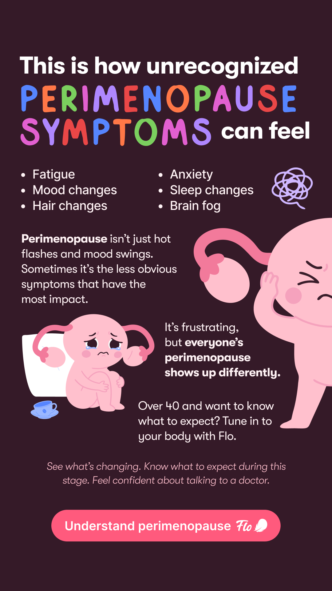 Flo For Perimenopause Facebook ad