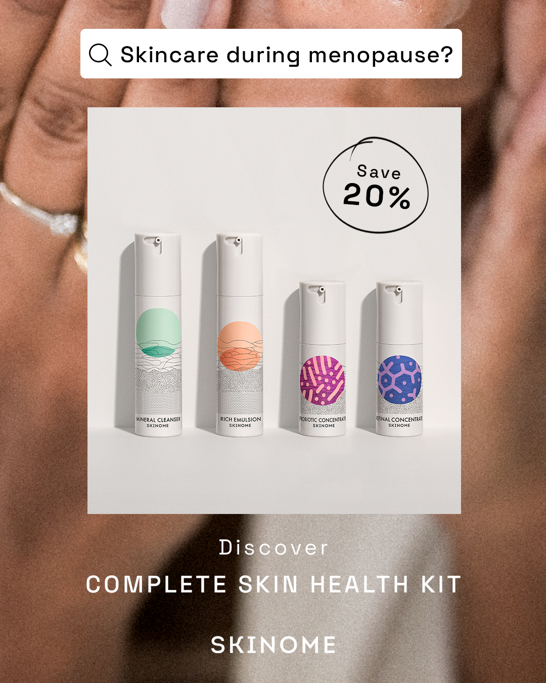 Skinome Facebook ad