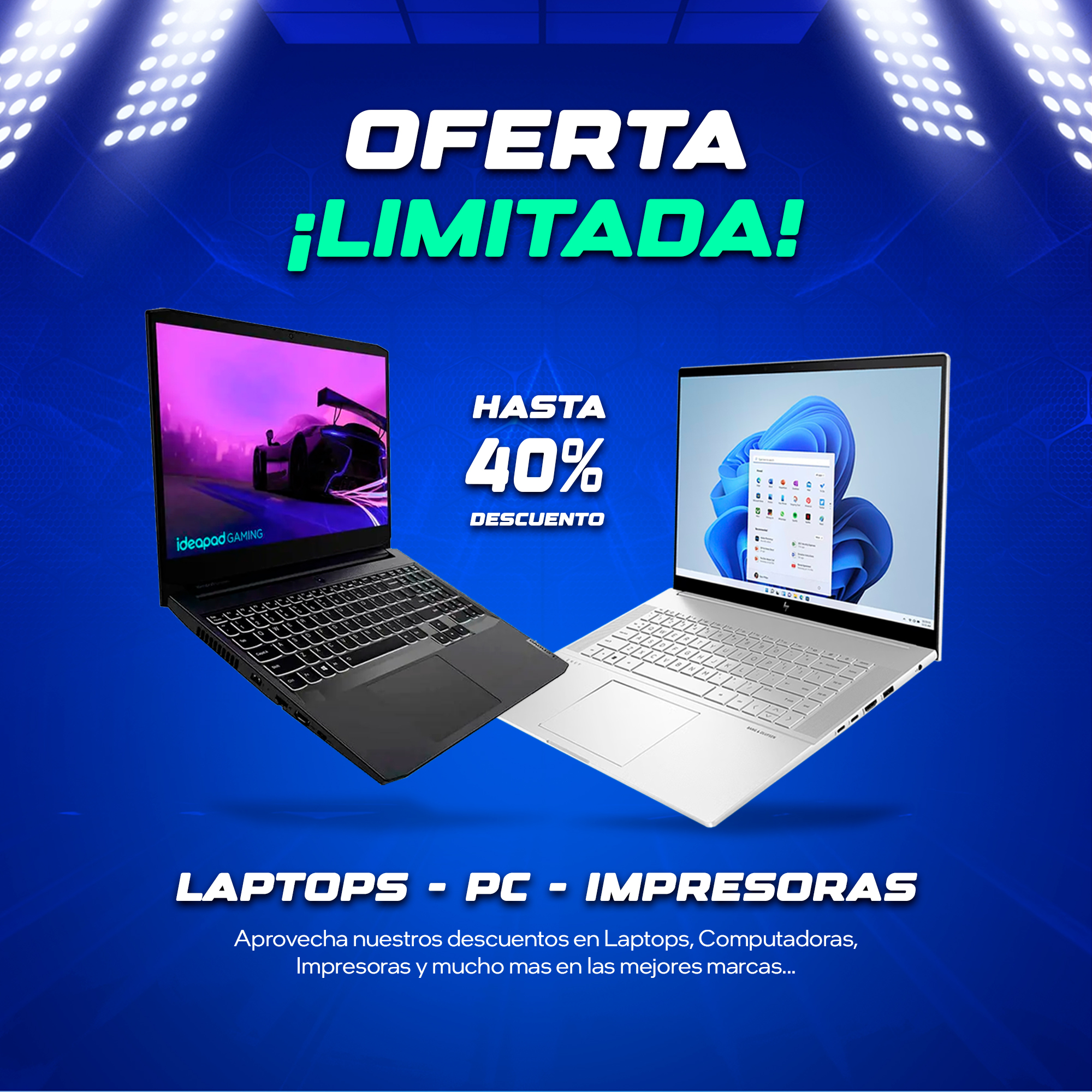 Ofertaslaptop Facebook ad: ¡Las mejores ofertas de laptops están aquí!