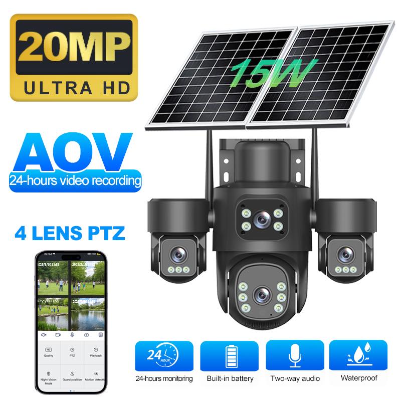 Guangzhou Viewhi Technology Co., Ltd. Facebook ad: 4G 4lens AOV solar camera, professional factory from…