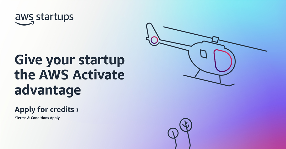 AWS Startups Facebook ad