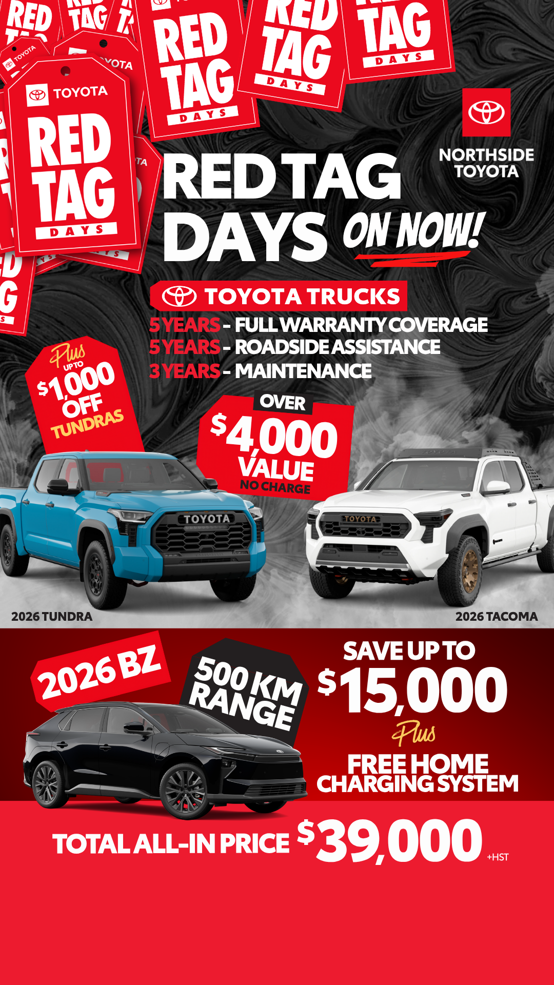 Northside Toyota SSM Facebook ad from Apr 12, 2026