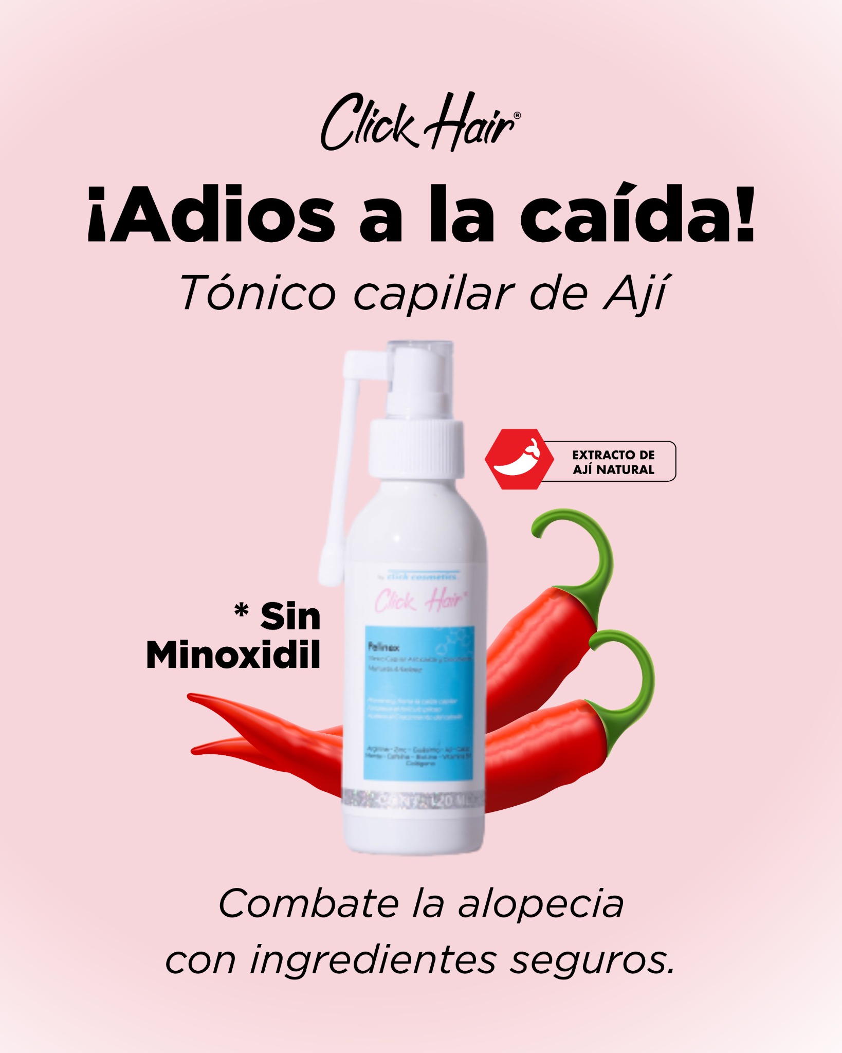 Click Hair Facebook ad