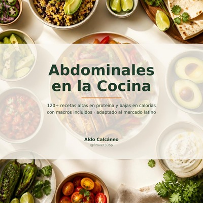 Fit Over 30 Blueprint Minimalist Fitness Facebook ad: 120+ Recetas para Marcar Abdomen