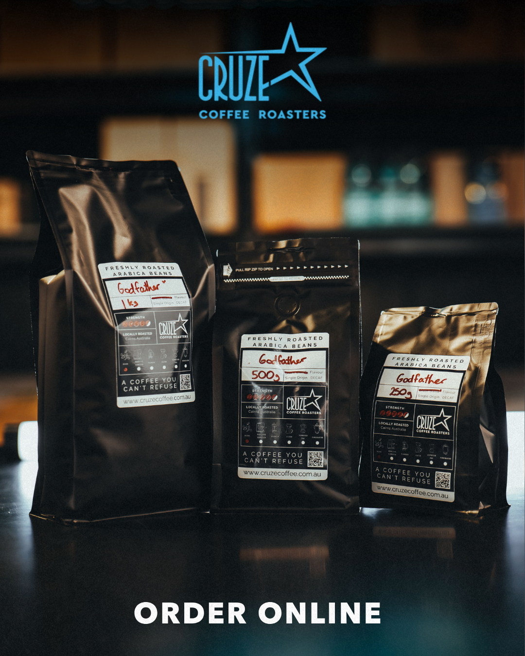Cruze Coffee Facebook ad: Premium Coffee Beans | Freshly Roasted Single Origin &…