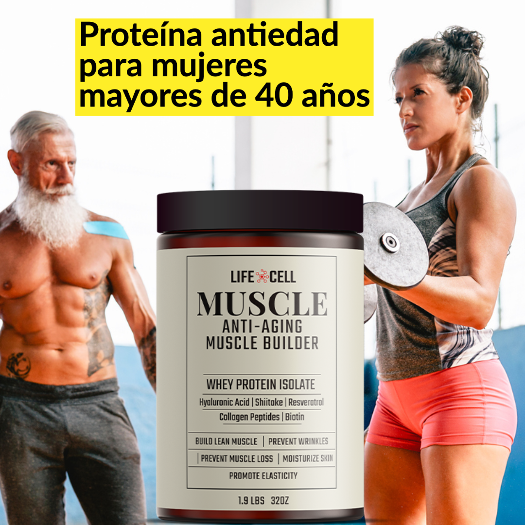 LifeCell Health Facebook ad: Proteína de desarrollo muscular antienvejecimiento para…