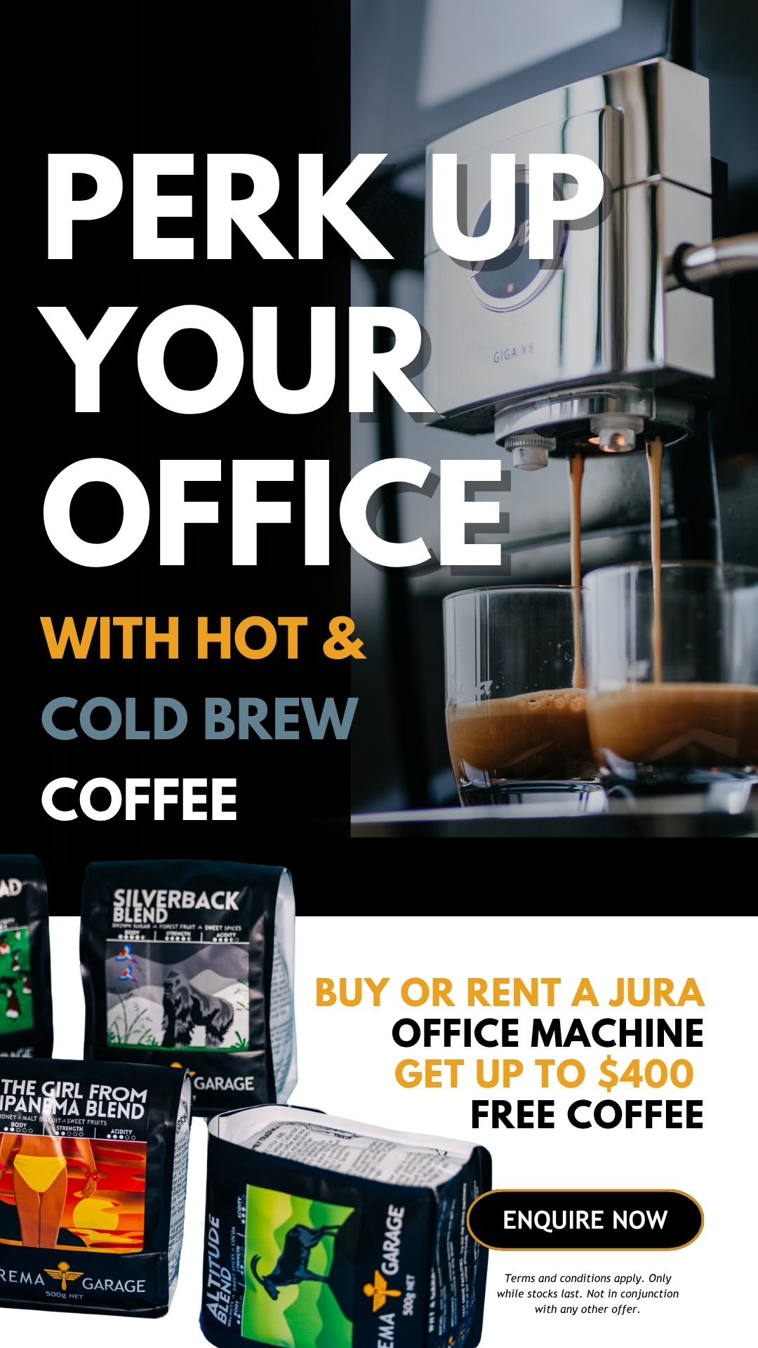 Crema Coffee Garage Facebook ad