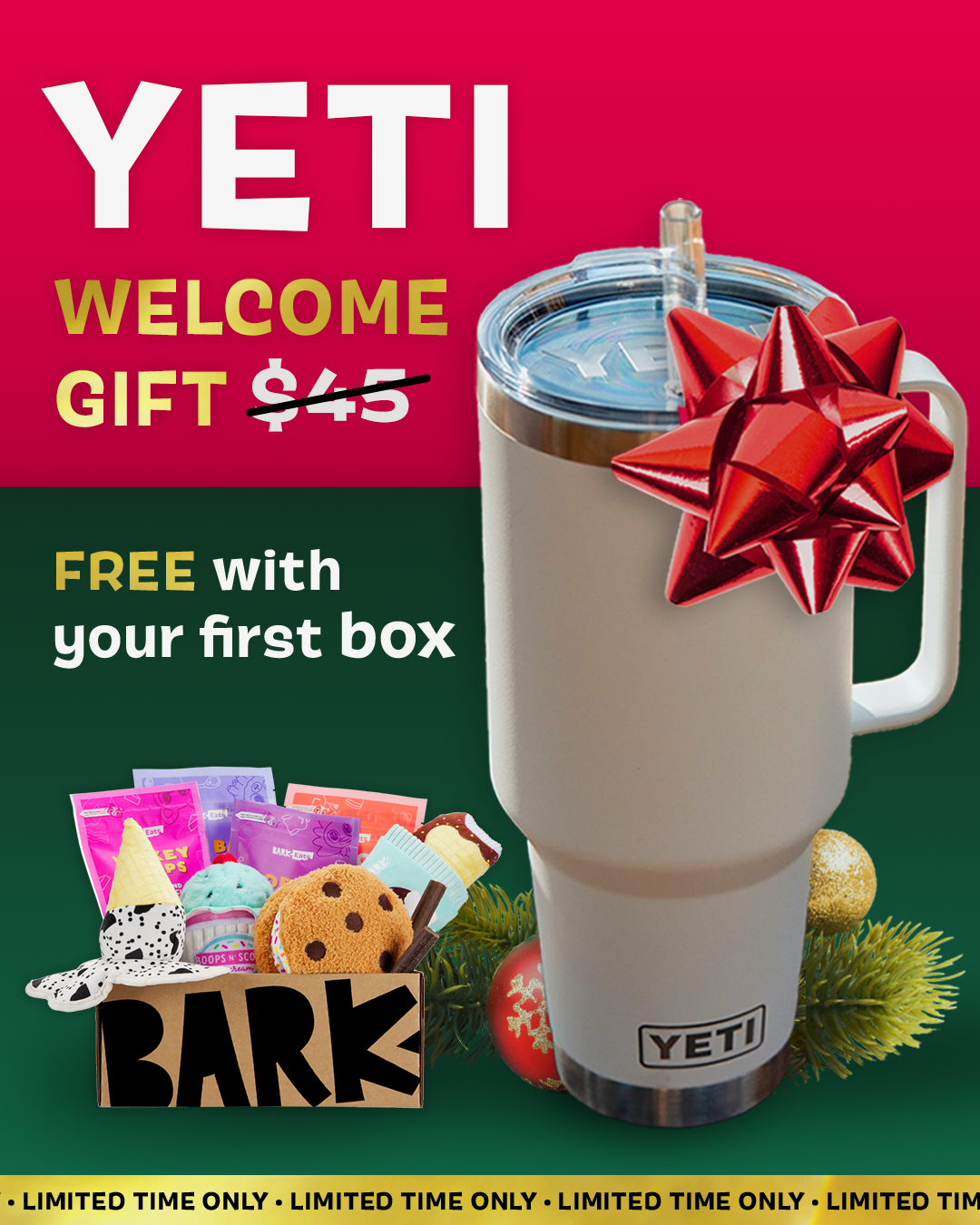 BarkBox Facebook ad