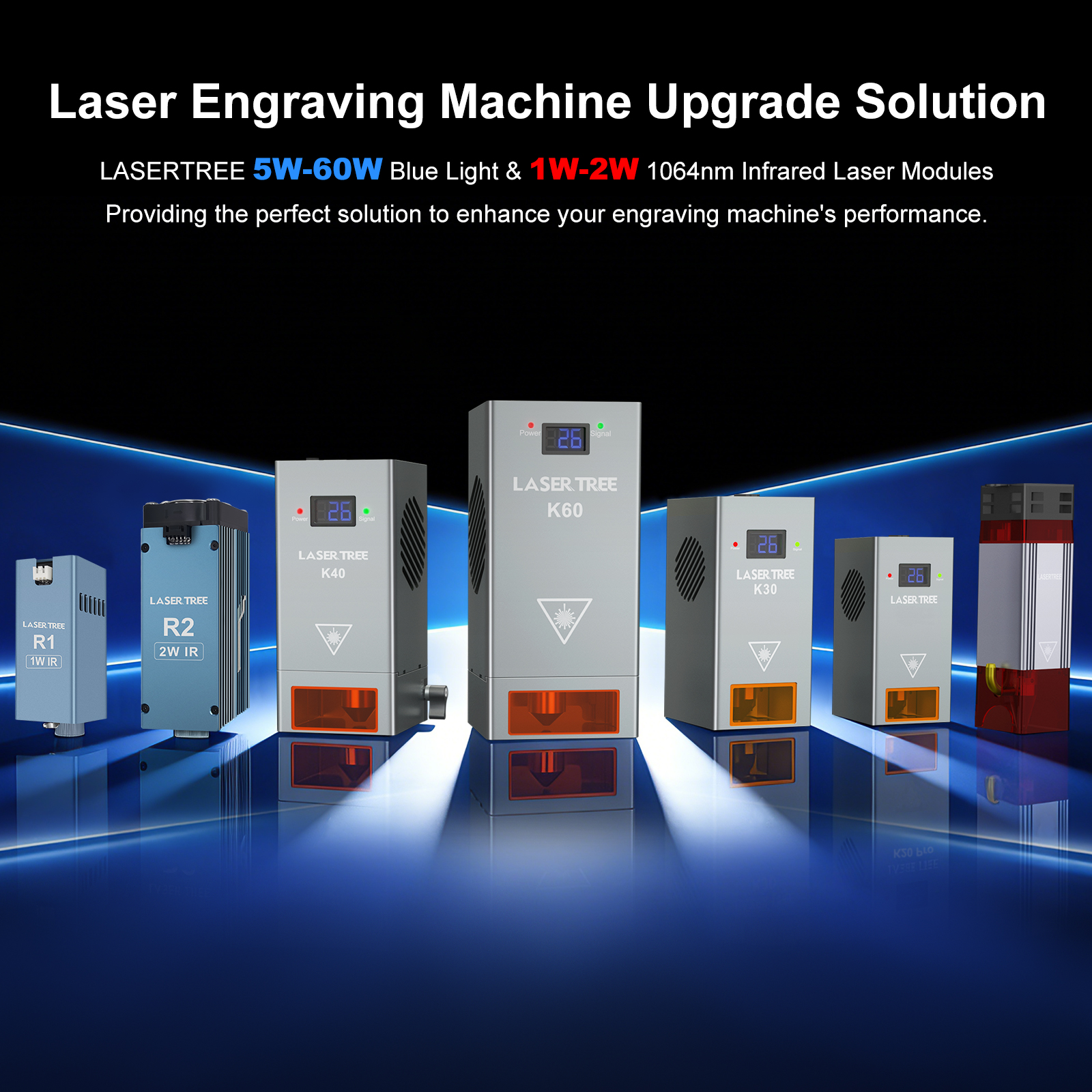 Lasertree Facebook ad: LASERTREE Laser Modules, Elevate Your Machine’s…