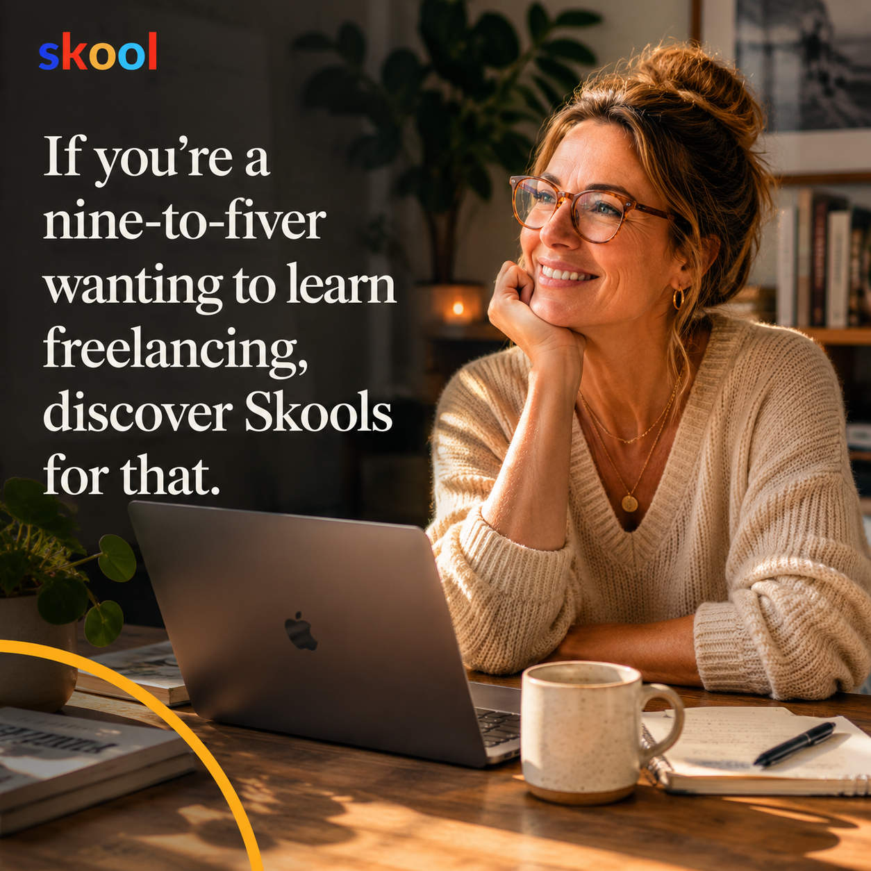 Skool Facebook ad