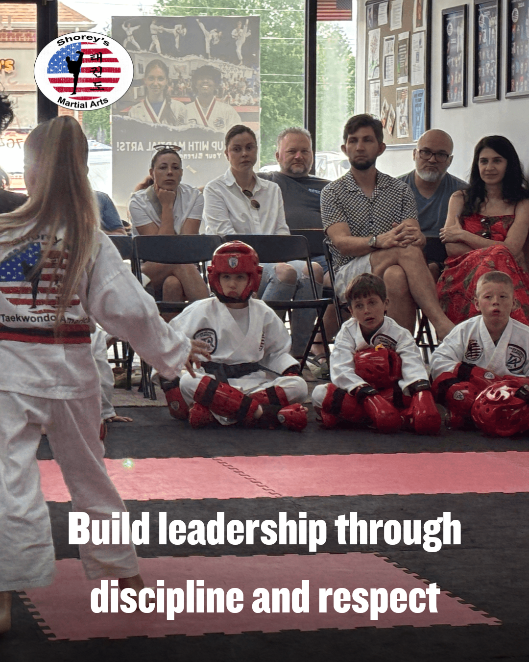 Shorey's Martial Arts Facebook ad: Build confidence through disciplined training