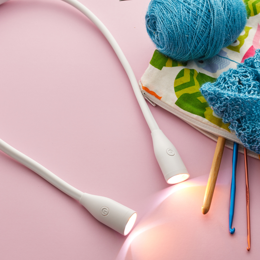 Lumos Knitting Light Facebook ad