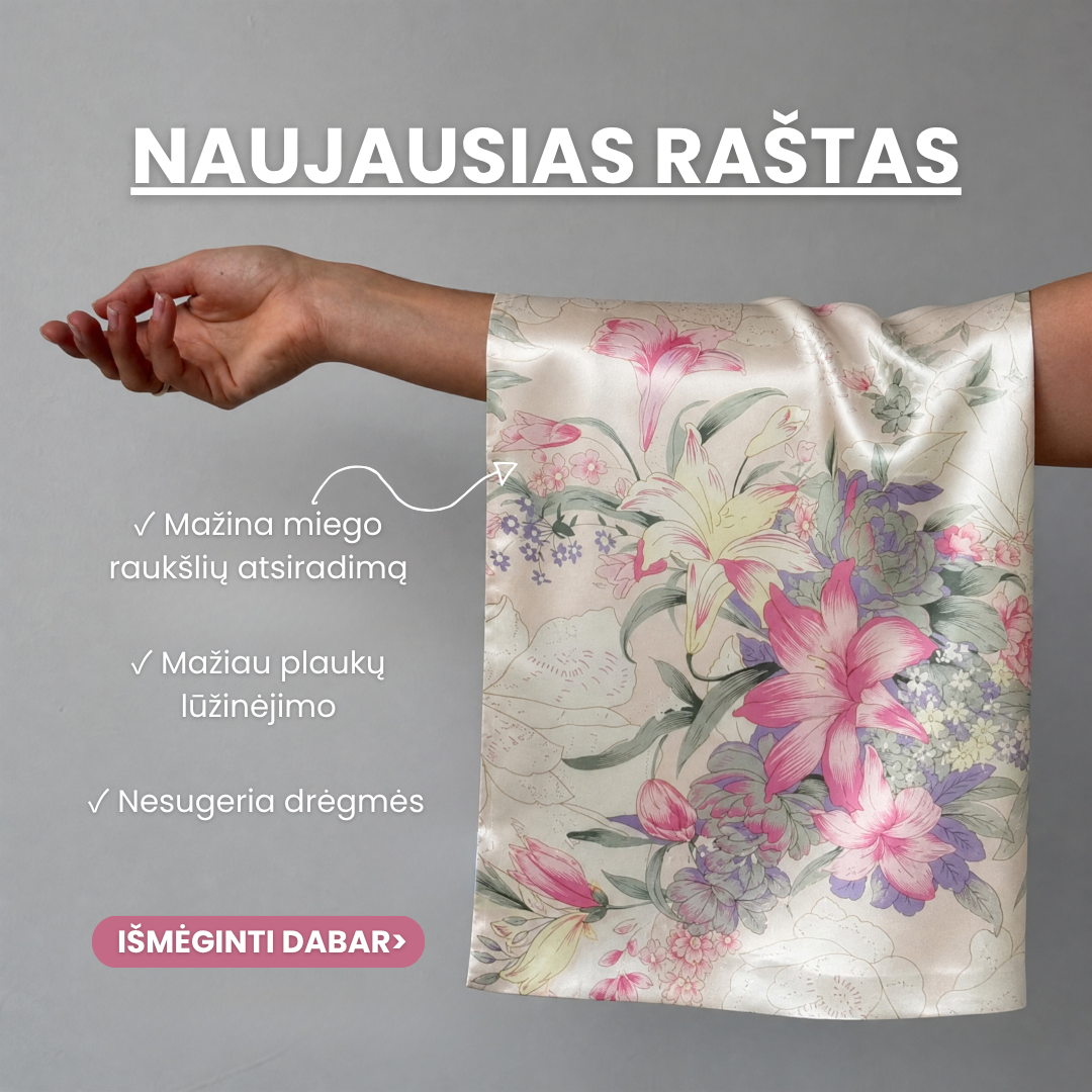 SilkEra Facebook ad: Raštuoti SILKERA užvalkalai, NAUJA kolekcija jau čia