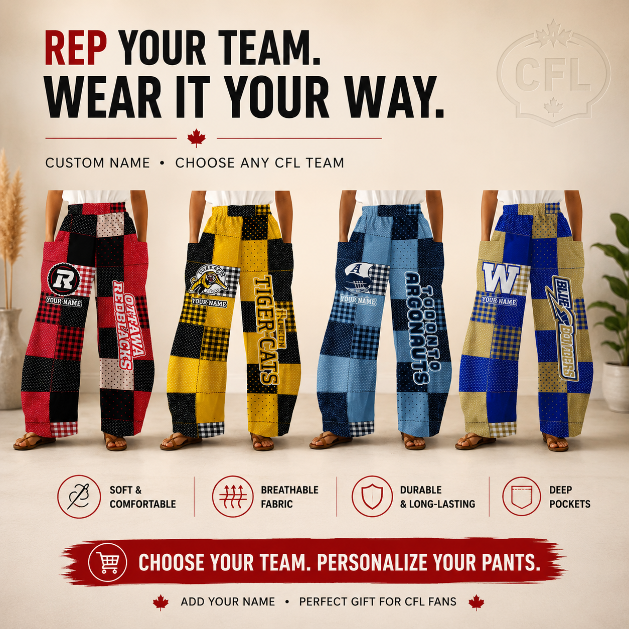 CFL Gifts For Fan Facebook ad