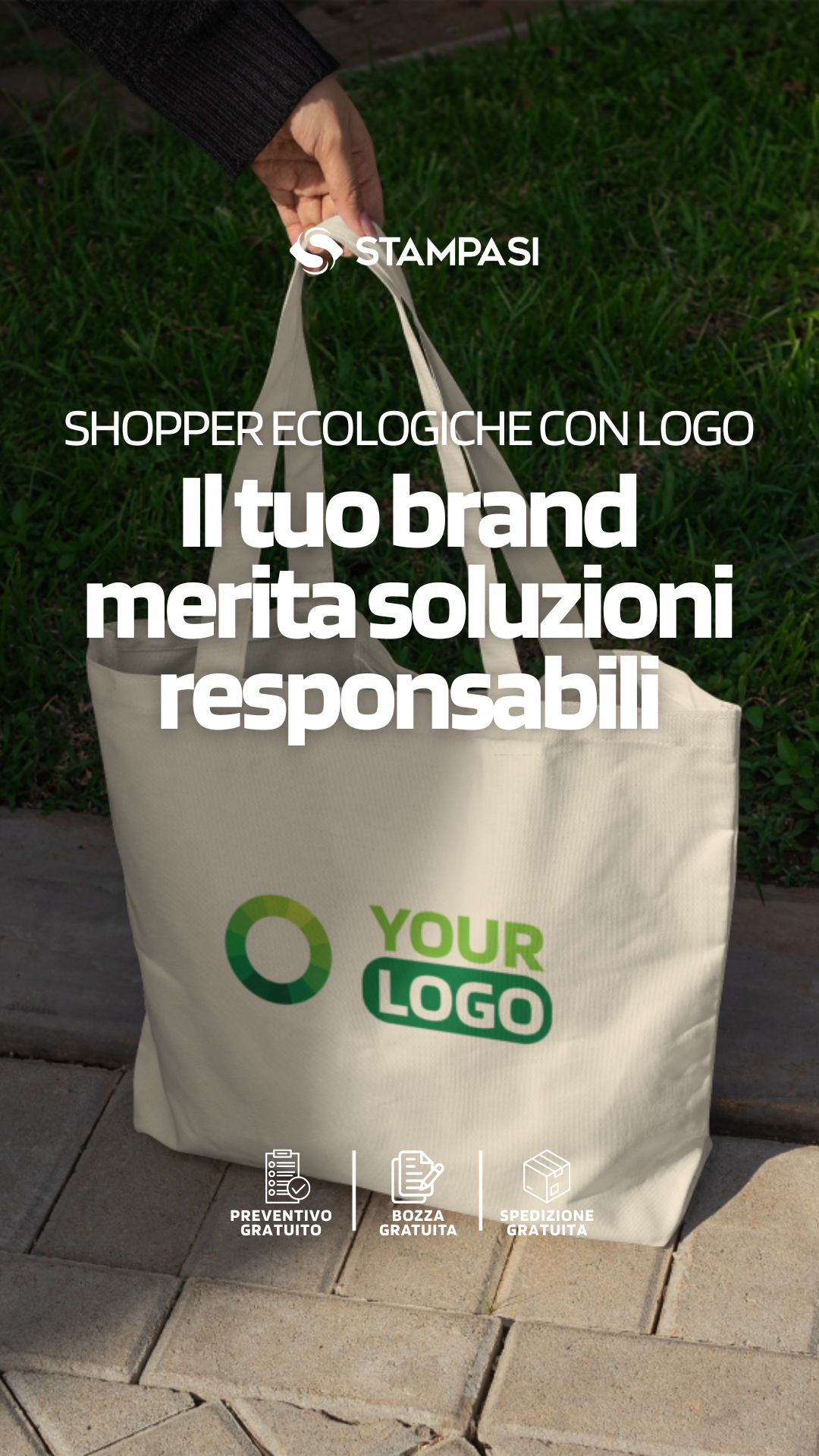 STAMPASI Facebook ad from Mar 23, 2026