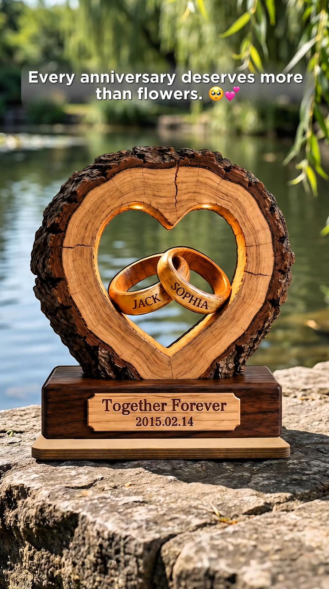 Personalized Family Gifts Facebook ad: Together Forever Couple Anniversary - Personalized…