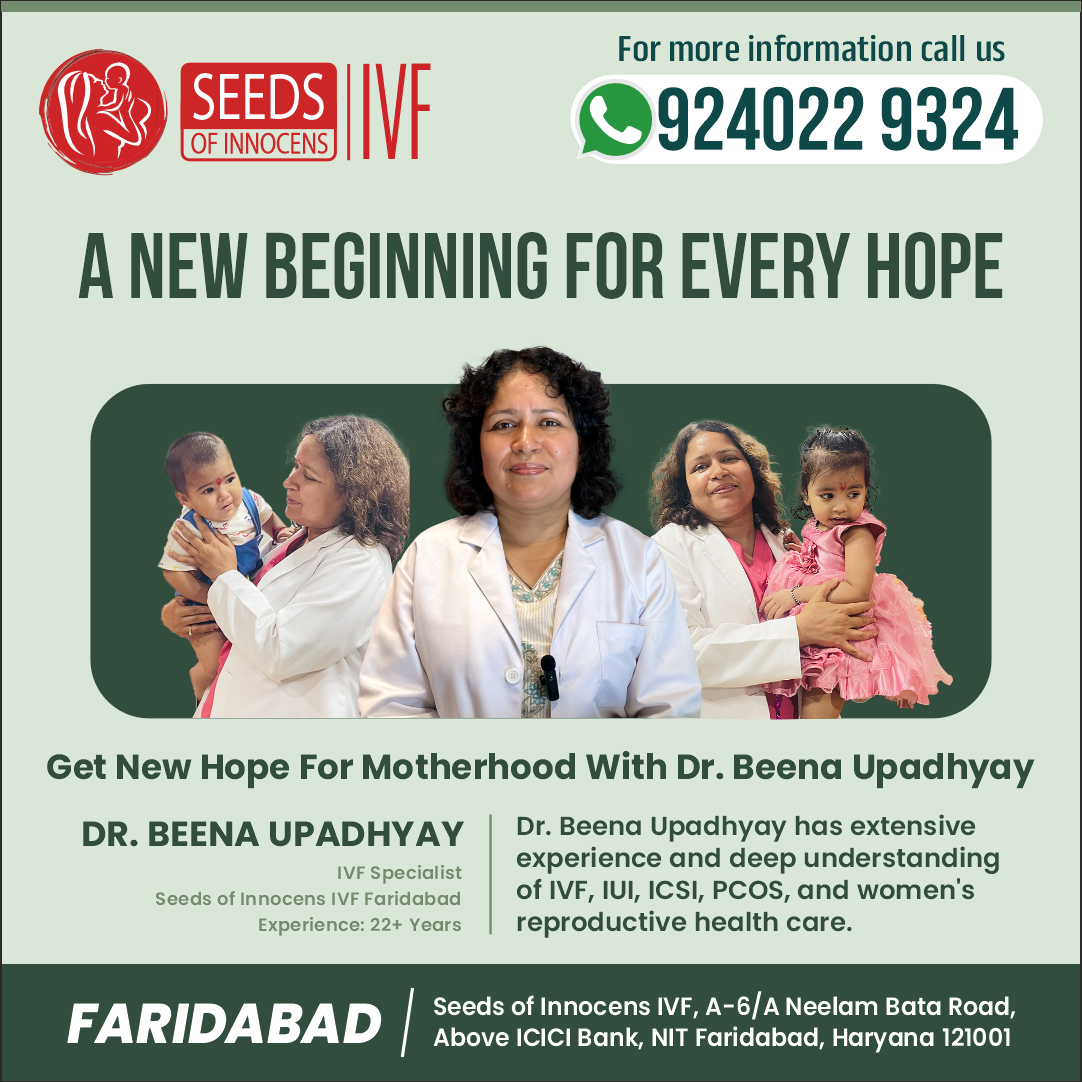 Seeds of Innocence Facebook ad: Start Your Journey with 22+ Years of IVF Excellence in…