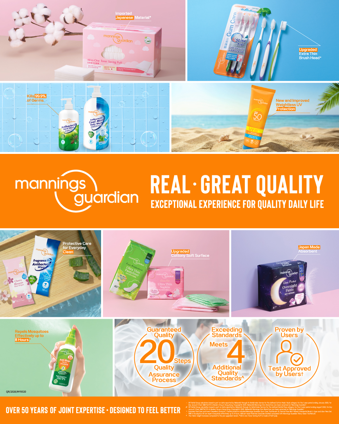 Guardian Health & Beauty Facebook ad: Meet our brand new Mannings Guardian: newly upgraded…