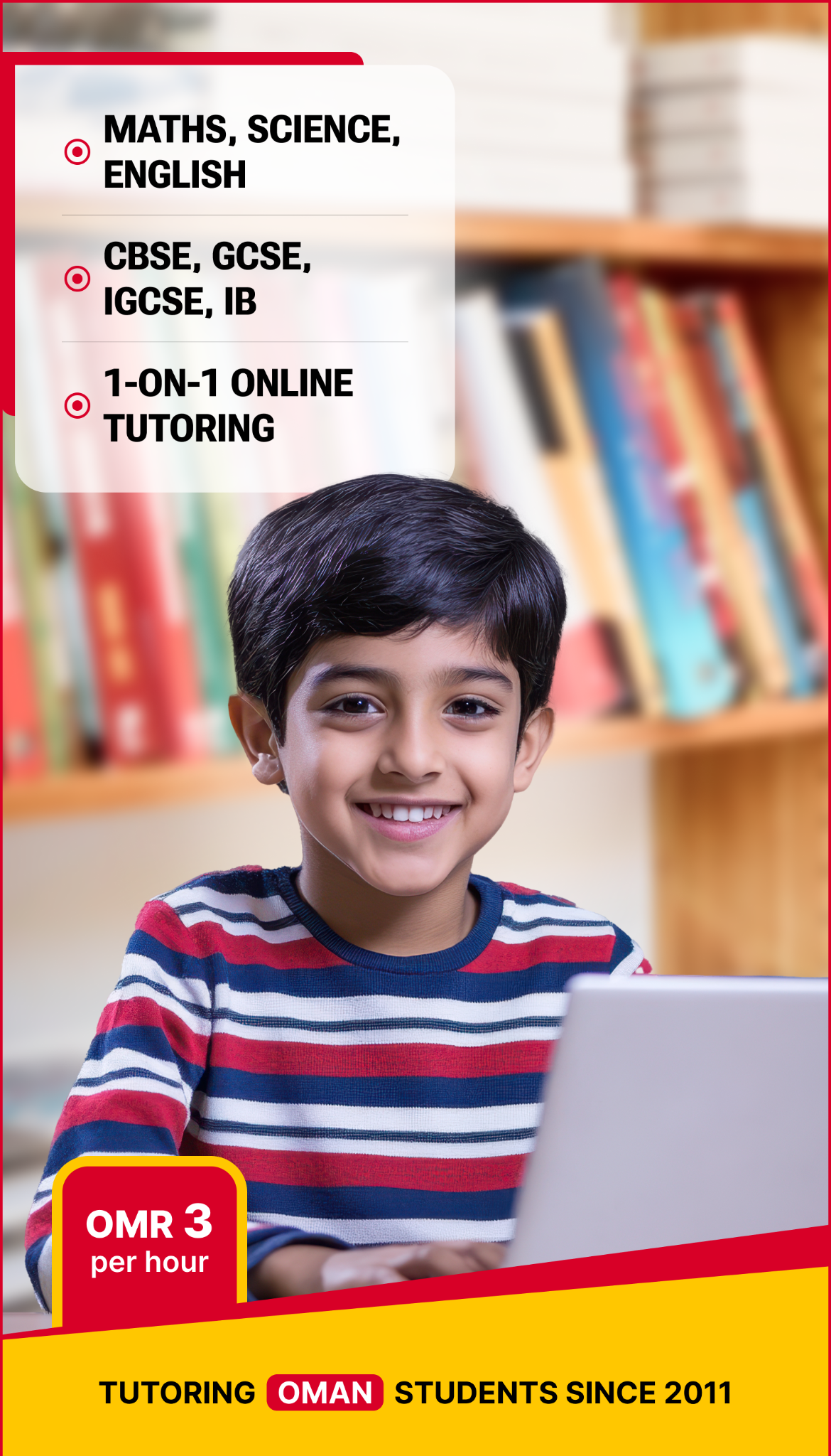 Jaya's Academy Facebook ad