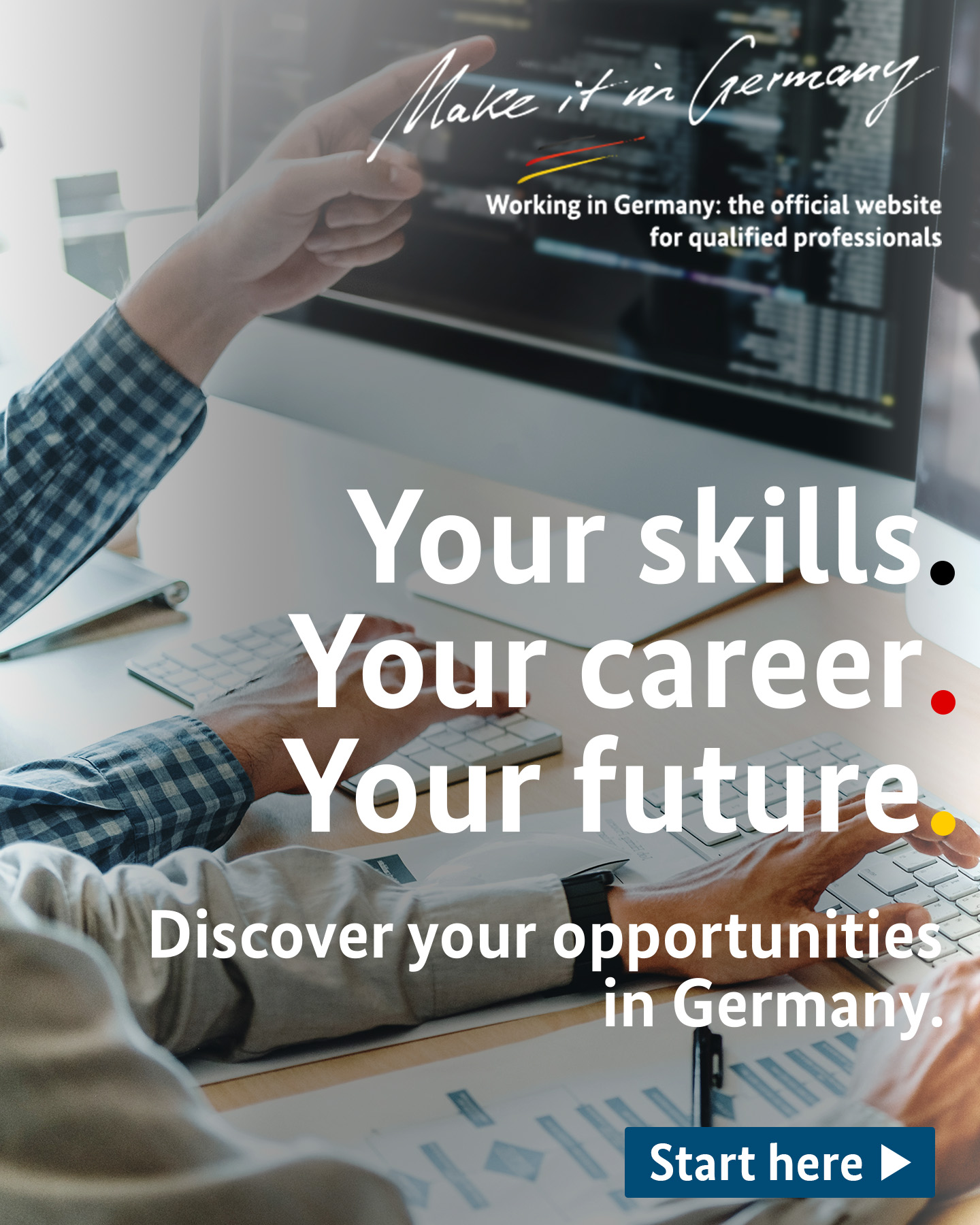 Make it in Germany Facebook ad