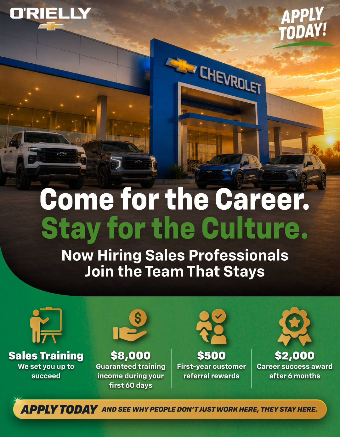 ORielly Chevrolet Tucson Facebook ad