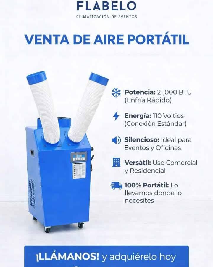 Cesar Pena Facebook ad: Aire Acondicionado aportatil