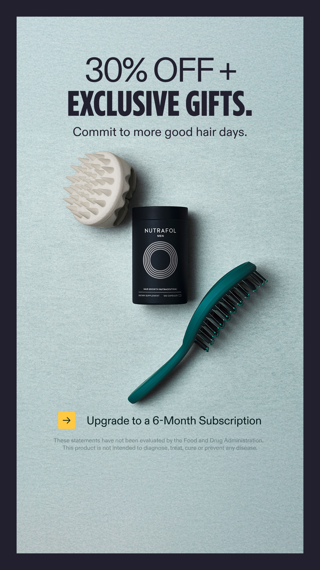 Nutrafol Men Facebook ad