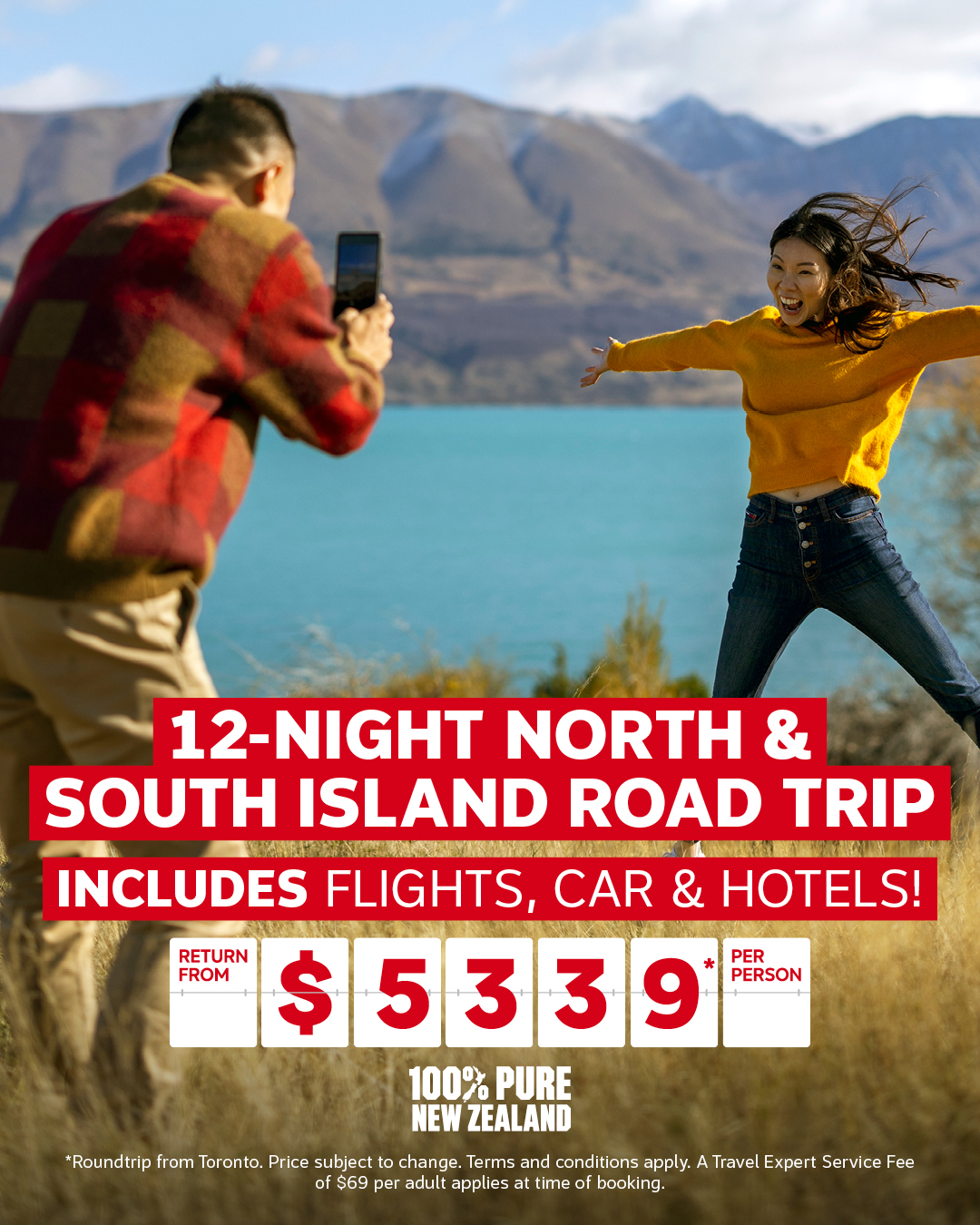 Flight Centre Canada Facebook ad