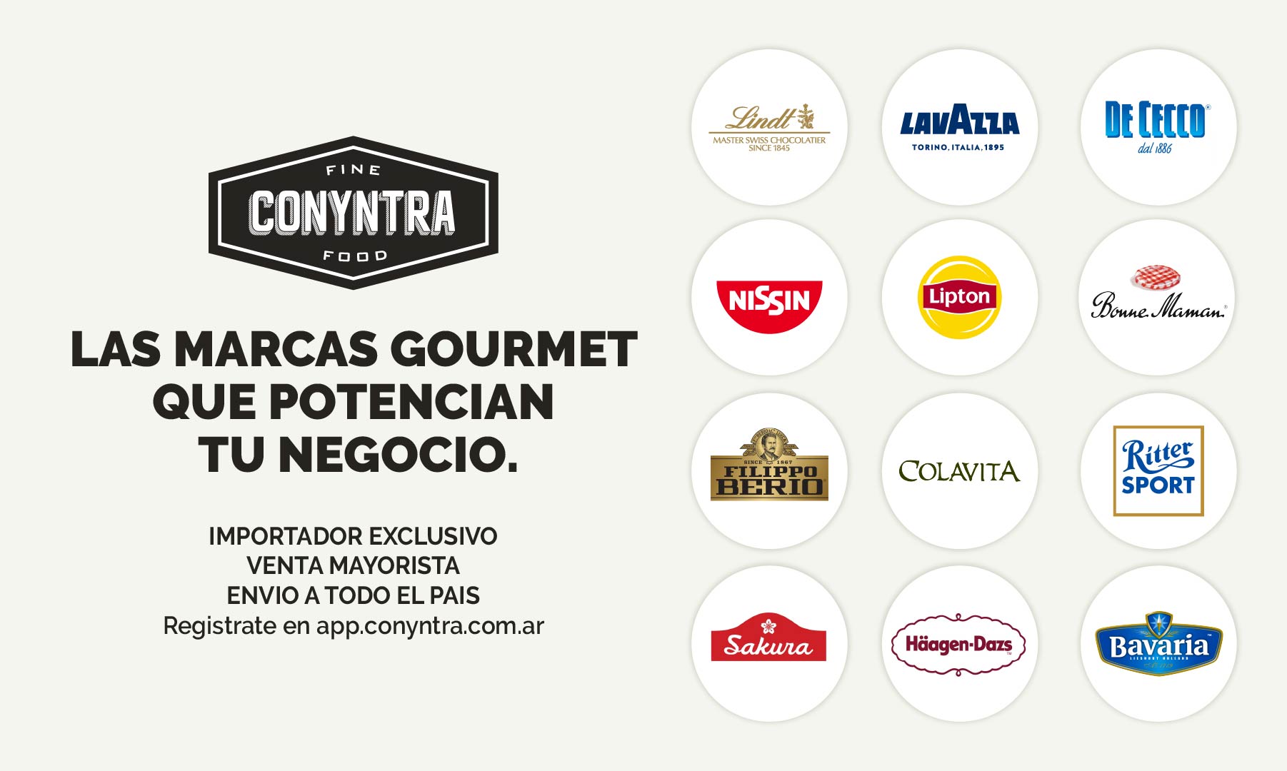 Conyntra Fine Food Facebook ad from Mar 26, 2026